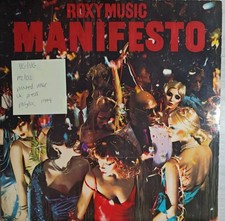 Roxy Music Manifesto Vinyl Record LP VG/VG POLH 001 1979
