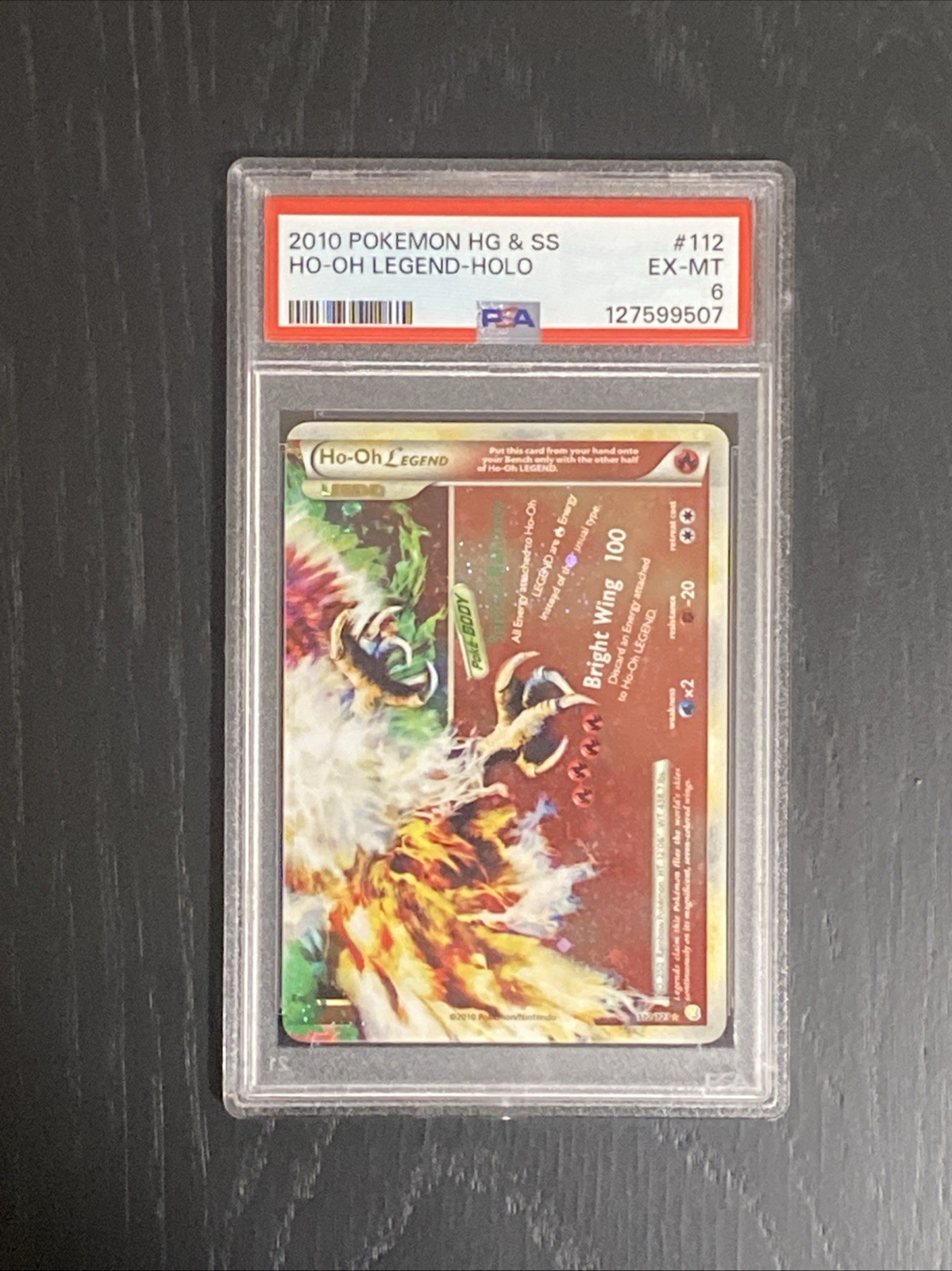 Ho-Oh Legend (Bottom) 112/123 Heartgold & Soulsilver Holo