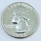 1958 Washington Quarter- 90% Silver- Choice Gem Proof #7212