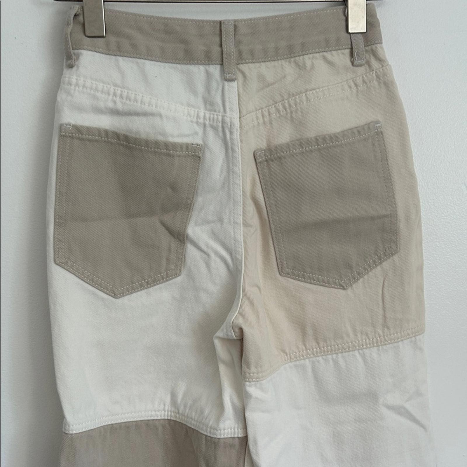 Miou Muse Colorblock Patchwork Pants - image 3