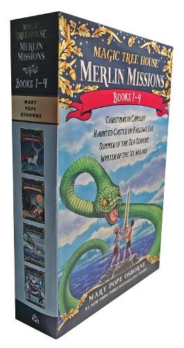 Mary Pope Osborne Magic Tree House Merlin Missions Books 1-4 Boxed Set ...