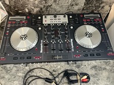 Numark NS6 4-Channel DJ Controller Serato ITCH USB Mixer w/ Power Supply Tested