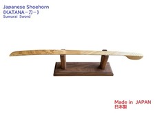 Japanese  Shoehorn  KATANA  Sumurai  sword Wooden Handmade  Japanese Craftman