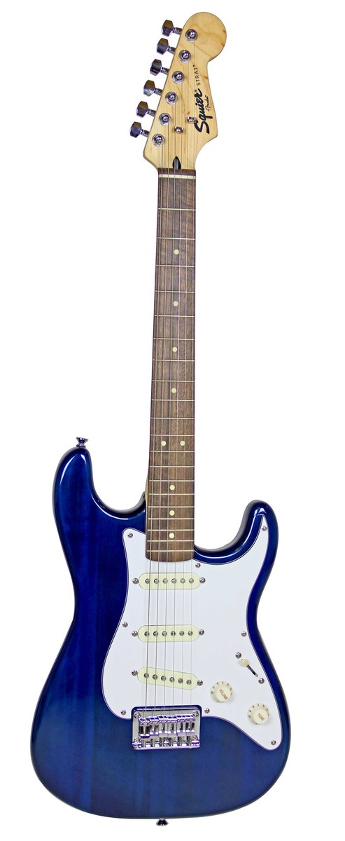 Fender Squier Short Scale 24-Inch Strat Pack - Transparent
