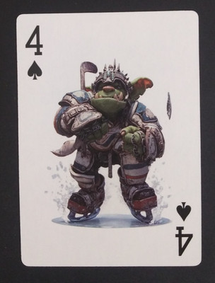 Goblin Sport Theme Playing Card 4 Spades