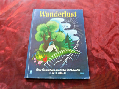 WANDERLUST Eine Sammlung deutscher Volkslieder Noten für Klavier mit Text