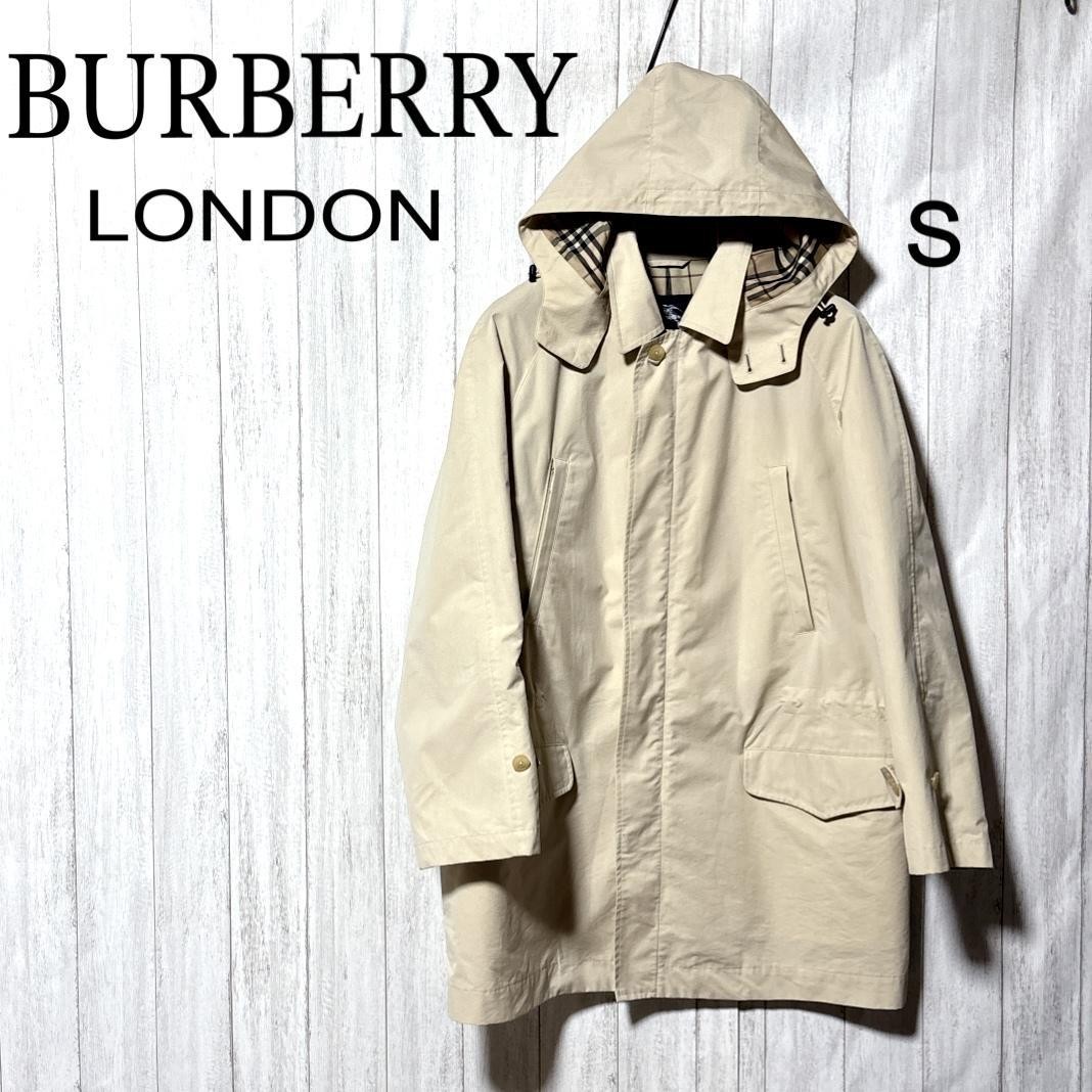 Burberry London Hooded Balmacaan Coat Outerwear Beige Cotton Size S For Men thumbnail 11