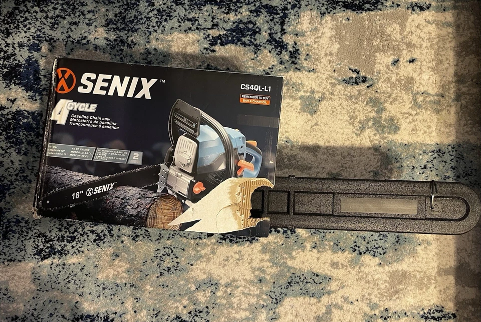 Senix 4 Cycle 18 In. 49cc Gas Gas Chainsaw CS4QL-L1 SENIX NEW IN BOX! - Image 2 of 4