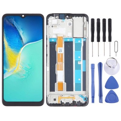 OEM LCD Screen Digitizer Full Assembly with Frame for vivo Y15c Y15s Y35 4G