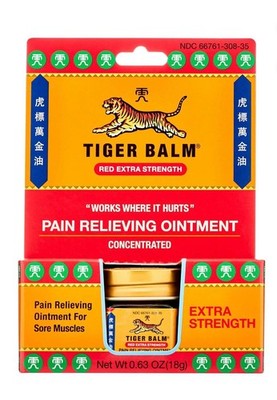 Tiger Balm Red Extra Strength Pain Relieving Ointment 0.63 oz