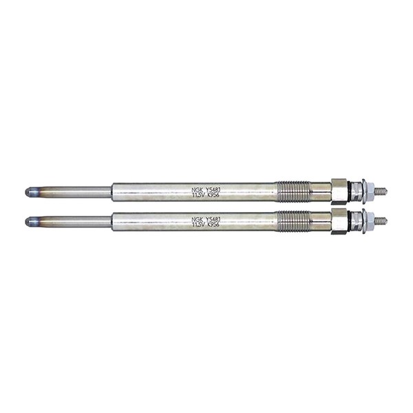 2 GlüHkerzen Metall-GlüHkerze 11,5 V NGK D-Power FüR U.A. Ford Transit-image