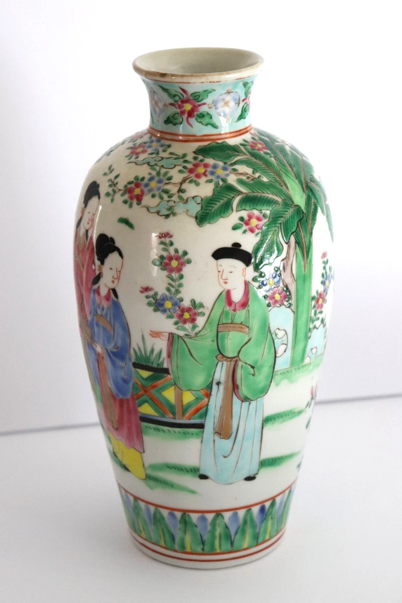 陶瓷古董原始1850-1899 年日本花瓶| eBay