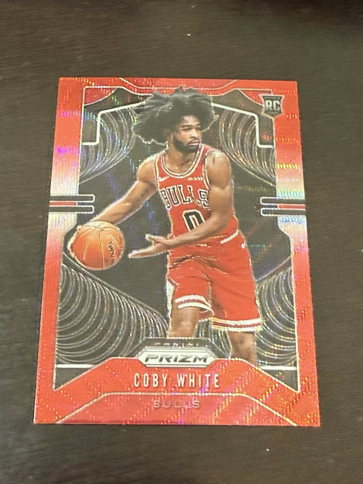 Coby White 2019 Prizm Ruby Wave #253
