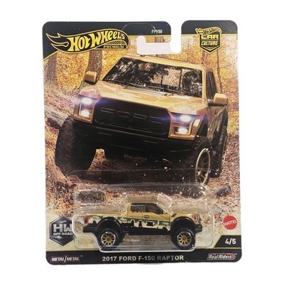 Hot Wheels 2017 Ford F-150 Raptor 4x4 Premium Car Culture HW Off Road 