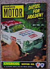 Modern Motor 1958 Jul Goggogomobil Holden FC Austin Healey Sprite Morris Major 1