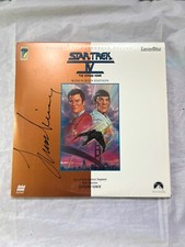 Star Trek IV: The Voyage Home Laserdisc with Poster