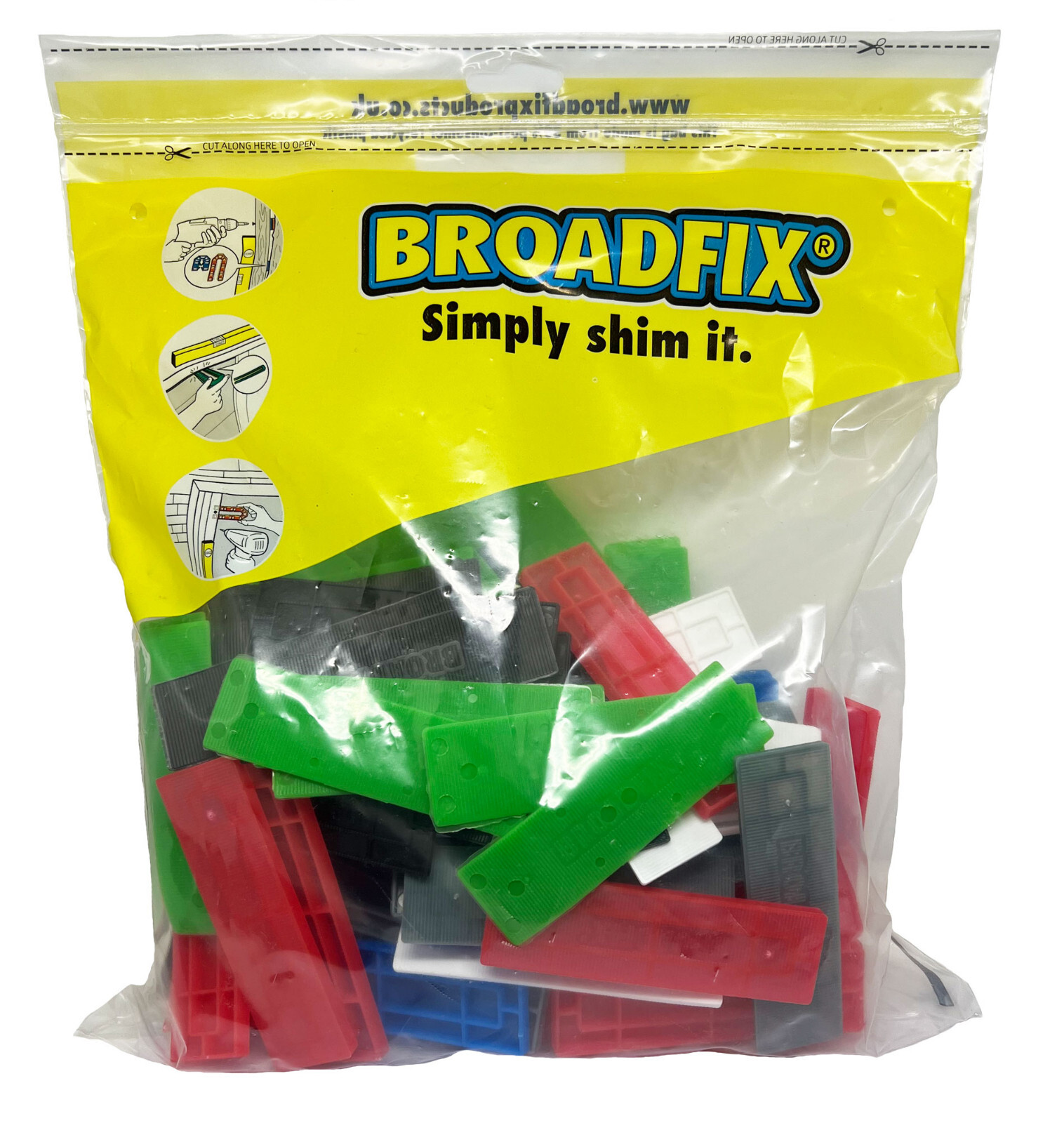BROADFIX FLAT PLASTIC SHIMS/PACKERS GLAZING PACKERS PACK OF 120 eBay