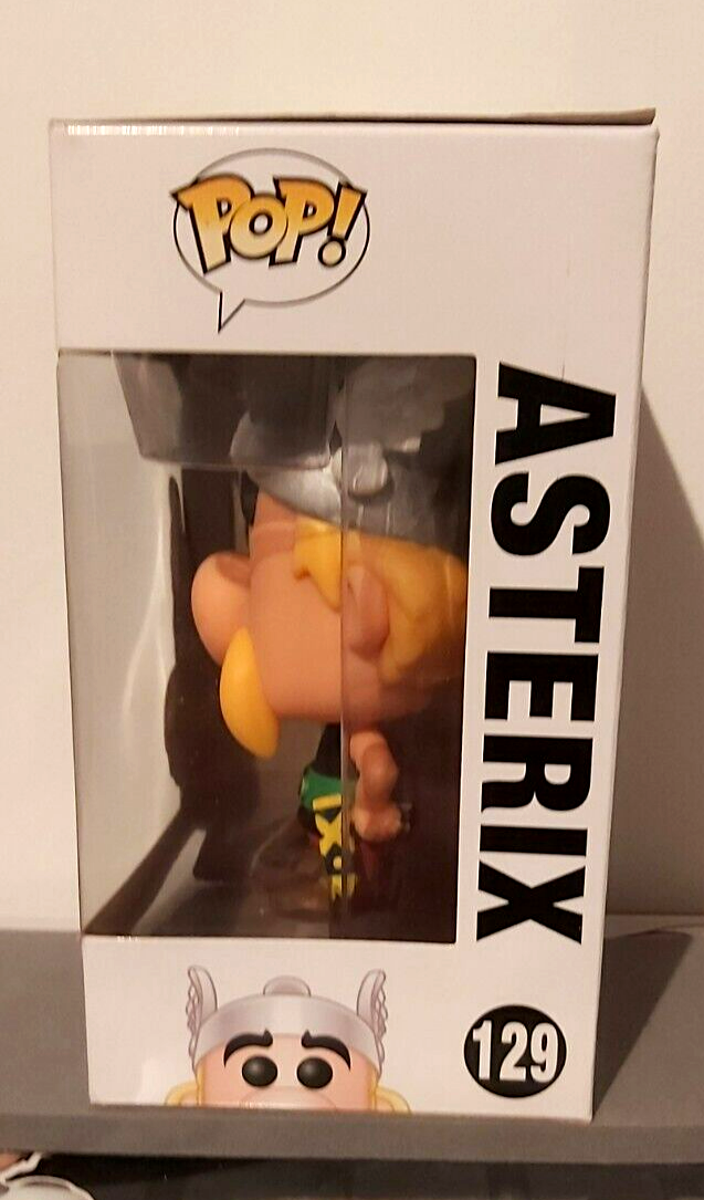 Funko Pop! ASTERIX # 129 Rare & Vaulted. Shipped in Pop Protector
