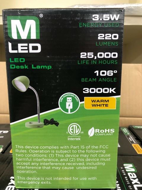 maxlite led desk lamp