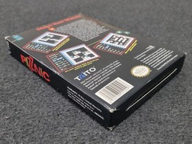 NES Nintendo PUZZNIC Complete CIB Box Game TAITO Wave Poster Reg Card Rare