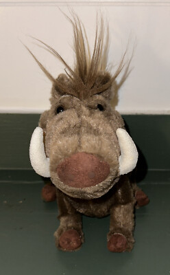 Disney The Lion King Movie Talking Pumba Plush Stuffed Animal Pumba Sound Live