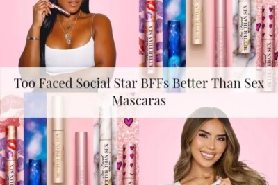 Too Faced Social Star Influencer BFFs Better Than Sex Mascara 8 ml / .27 oz NIB