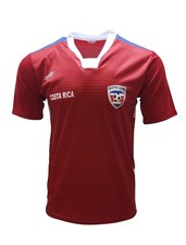 Costa Rica New Desing Arza Soccer Jersey Red Slim Fit