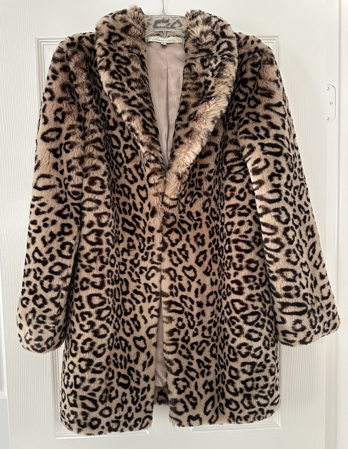 Lovers + Friends Leopard Faux Fur Coat Stylish & Warm