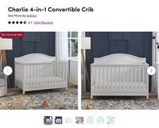 Charlie 4-in-1 Convertible Crib