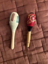 Two Small Kids 6 Inch Wooden Maracas.