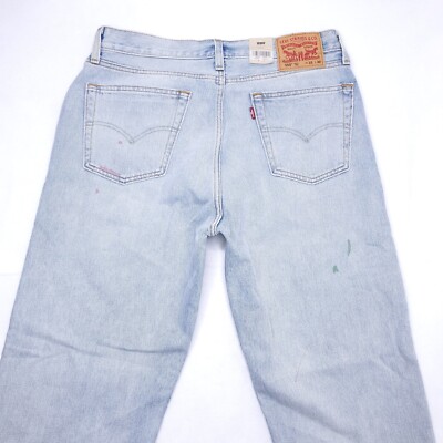Levi's 550 '92 0002 Stained Distressed 33X30 Relaxed Taper Levi's 550 '92 0002 Stained Distressed 33X30 Relaxed Taper