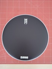 Evans Custom Drumheads with logo 36cm 