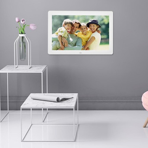 12In Digital Photo Picture Frame Album Clock Music Player with Remote Control EU - Picture 7 of 12