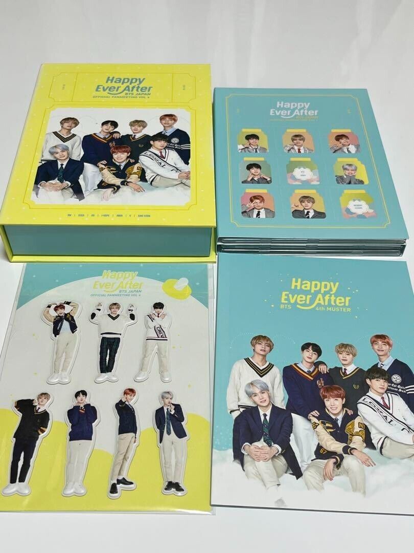 BTS Japan Official Fanmeeting Vol 4 Happy Ever After 3 Blu-ray Limited  Edition