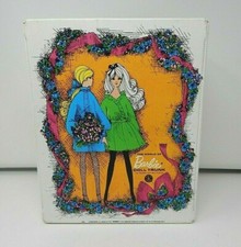 Vintage 1968 Mattel The World of Barbie White Doll Trunk Carrying Case
