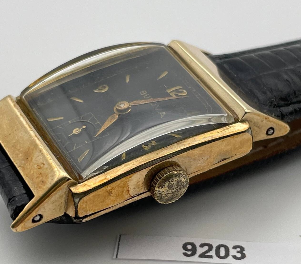 PROJECT TO FIX BULOVA ARABIC DIAL GOLD PLATE MIDSIZE MANUAL WIND WATCH 9203