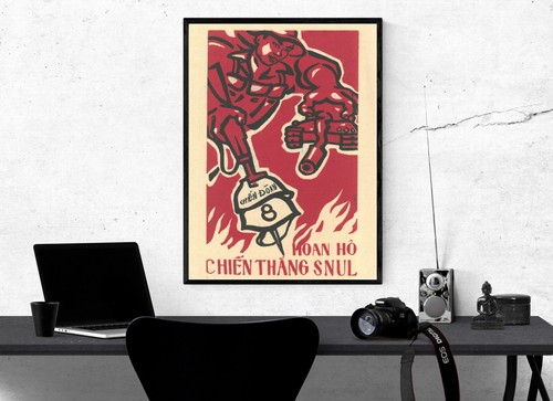Vietnam War Poster To Acclaim the Victory SNUL Against The American Enemy Army - Picture 6 of 7