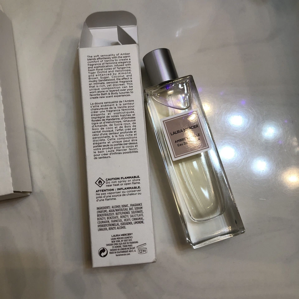 Laura Mercier Ambre Vanille Eau de Toilette Spray 50 ml Nuevo en caja Foto 4 de 4