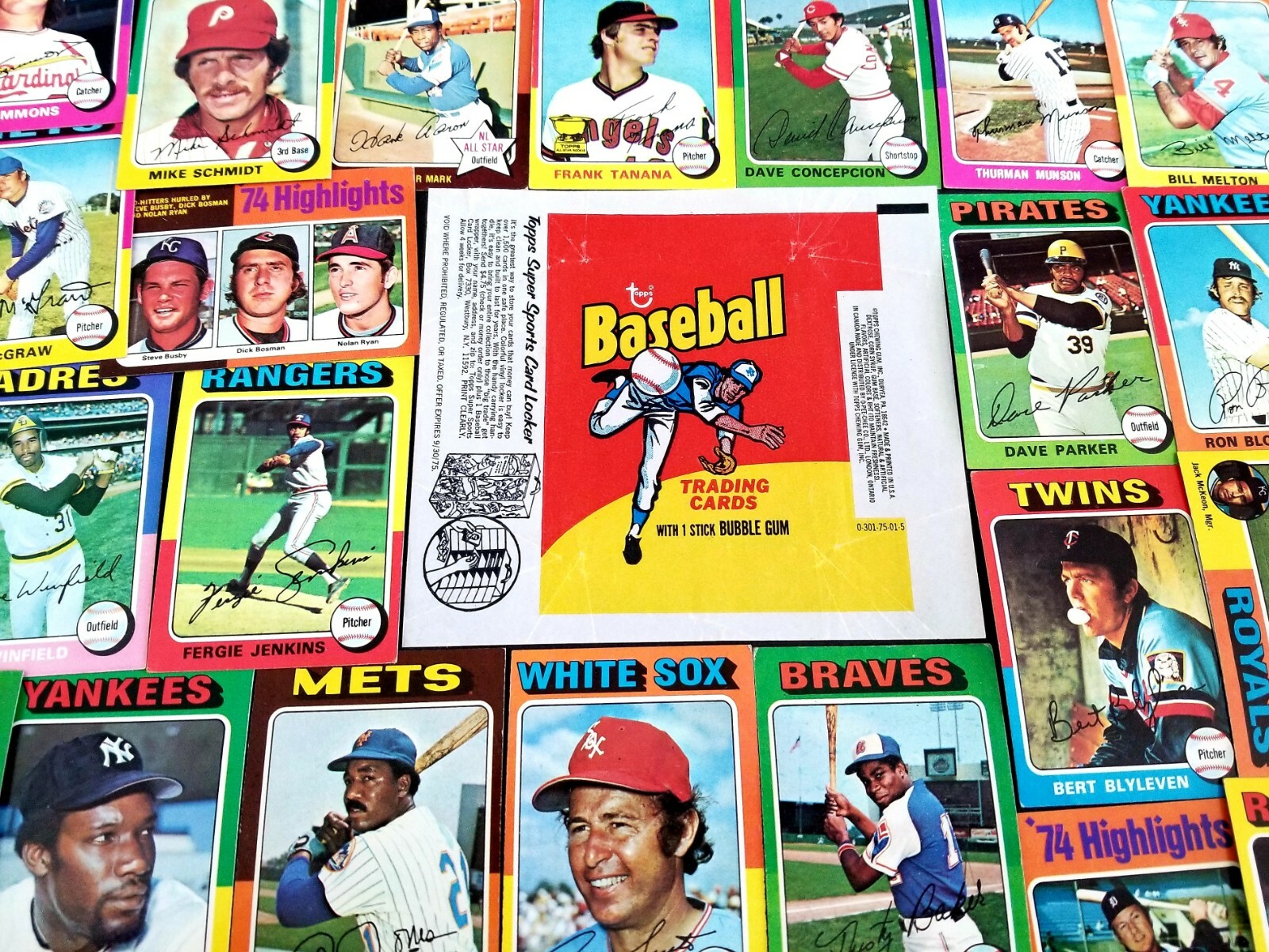 1975 TOPPS BASEBALL CARDS 1-199 YOU PICK SEE SCANS, COMPLETE SETS, TEAMS,PLAYERS - Picture 1 of 358