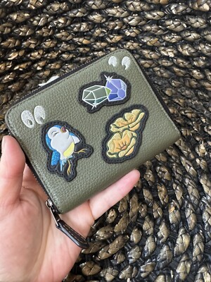 Authentic Disney X Coach Snow White Small Wallet w/ Spooky Eyes+