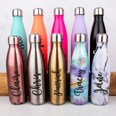 personalized thermos water bottles