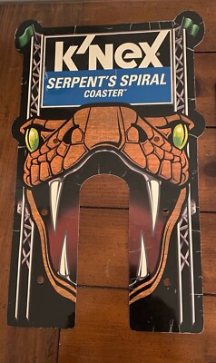 K'NEX Serpent's Spiral Roller Coaster 5' Motorized Building Kit