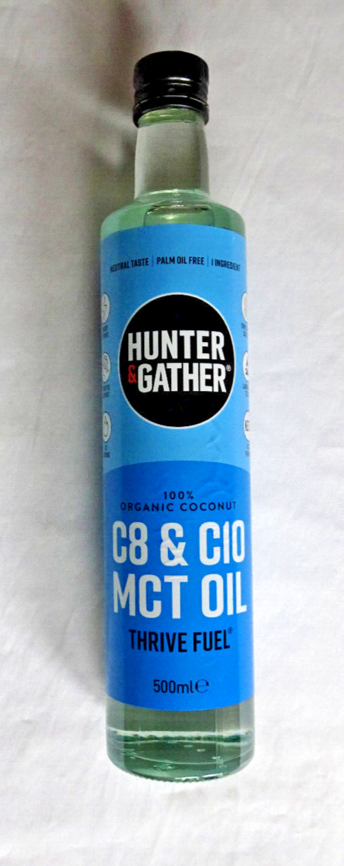Hunter & Gather - C8 & C10 MCT Oil - Thrive Fuel - 100% Organic Coconut - 500ml