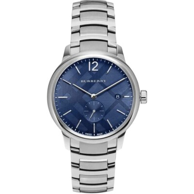 Burberry watch BU10007 Gents BLUE Dial Classic 40mm UK