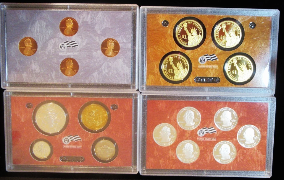 2009 18 Coin US Mint Silver Proof Set CoA in Original Box - Image 2 of 4