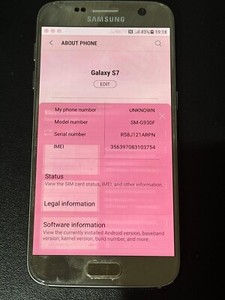 Samsung Galaxy S7 - 32GB - Gold Platinum (entsperrt) Smartphone - Shadow