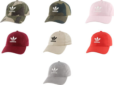 ADIDAS Relaxed Strap-Back Baseball Hat Bundle BN ADIDAS Original RELAXED STRAP-BACK HAT Men,s Pick Color  main image 4