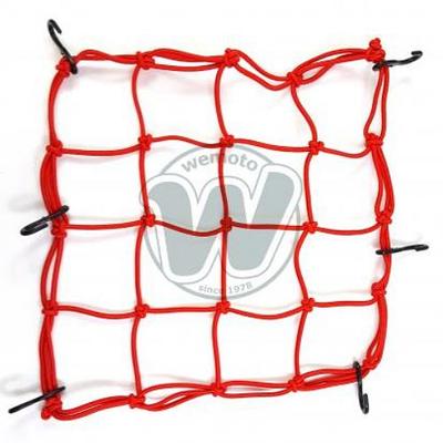 2 Reti Elastiche Per Moto E Auto - 24x27cm, Con 4 Ganci, In Nylon Per Bagagliaio E Portapacchi