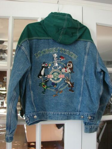 Denim Hooded Jean Jacket SIZE 