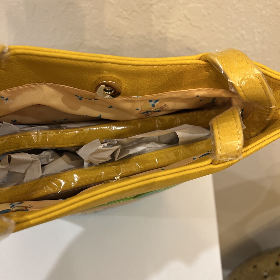 DISNEY PARKS LOUNGEFLY ORANGE BIRD TOTE BAG 2022 EPCOT FLOWER & GARDEN